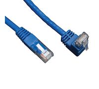 Tripp Lite Cable Patch Moldeado Cat6 Gigabit (RJ45 Ángulo hacia Arriba M a RJ45 M), Azul 1,5 m (N204-005-BL-UP)