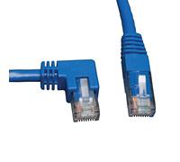 Tripp Lite Cable Patch Moldeado Gigabit Cat6 (RJ45 Ángulo Izquierdo M a RJ45 M), Azul 91 cm (N204-003-BL-LA)