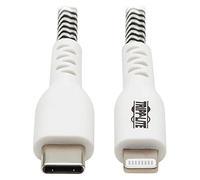 Tripp Lite Cable USB C a Lightning de Sincronización/Carga LED de Estado de Uso Pesado de 3 pies (M102-003-HD-SL)