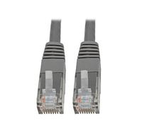 Tripp Lite CAT6 CAT5E Cable de conexión Moldeado Gigabit RJ45 m/m 550 MHz Gris 35 ft 35 '(N200 - 035-gy)