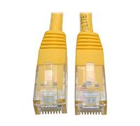 Tripp Lite CAT6 CAT5E Cable de conexión Moldeado Gigabit RJ45 MM 550 MHz Amarillo 20 ft 20 '(N200 - 020-yw)