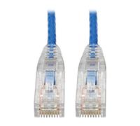 TRIPP Lite Cat6 Gigabit Patch Cable Snagless Cable de Red Azul Azul 7'