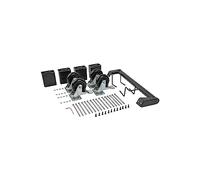 Tripp Lite Charging Station Cart Conversion Kit w/Handle, Casters & Power Cord Manager for 16-Device AC & USB Charging Stations (CSHANDLEKIT2)