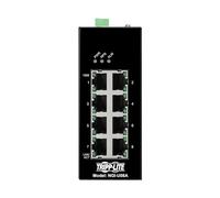 Tripp Lite Conmutador Gigabit Ethernet Industrial de 8 Puertos Servicio Ethernet/IP (EIP QoS), 1000 Mbps, no administrado, Montaje en riel DIN, Rango de Temperatura de -40° a 75°C