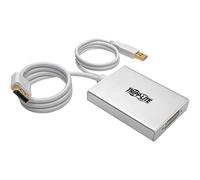 Tripp Lite Convertidor Adaptador de vídeo Activo DisplayPort a DVI de 6 Pulgadas Dual-Link 2560 x 1600 6 Pulgadas (P134-06N-DVI-DL), Color Plateado