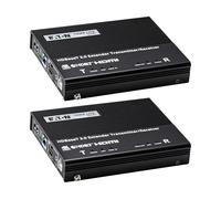 Tripp Lite Extensión HDMI sobre Cable HDBaseT 3.0 Cat6a, Kit Completo de extensión de transmisor y Receptor, extiende HDMI hasta 100 Metros, 4K a 60Hz, Cumple con la TAA (BHDBT3-TRX2)