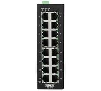 Tripp Lite Interruptor Industrial Gigabit Ethernet administrado Lite de 16 Puertos, Puertos RJ45 de 10/100/1000 megabit, Montaje DIN, Rango de Temperatura de 14° a 60.0 °C, garantía del Fabricante de
