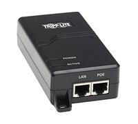Tripp Lite Inyector Activo Gigabit PoE+ Midspan de 1 Puerto de 30 W de Potencia a través de Ethernet, IEEE 802.3at/802.3af, Adaptador de Enchufe Internacional para América del Norte, UE, Reino Unido,