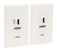 Tripp Lite Juego Extensor de Placa de Pared HDMI sobre Cat5/Cat6 Doble - Toma de Corriente