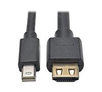 Tripp Lite Mini DisplayPort 1.2a a HDMI 2.0 Cable Adaptador Activo con Conector HDMI de Agarre 4K HDCP 2.2, 10' (P586-010-HD-V2A)