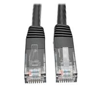 Tripp Lite N200-001-BKTripp Lite - Cable de conexión Moldeado RJ45 M/M 550 MHz Cat6 Cat5e Gigabit