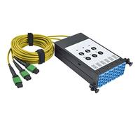 Tripp Lite N482-3M8L12S-B Panel de parcheo - Bahía de parcheo (IEEE 802.3ae, 10 Gigabit Ethernet, 40 Gigabit Ethernet, MTP, LC, Amarillo, Negro, Azul)