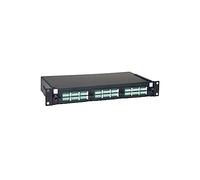 Tripp Lite N492-036-LCLC-E Panel de parcheo 1U - Bahía de Entrada (LC/LC, Negro, 1U, RoHS, 482,6 mm, 44,4 mm)