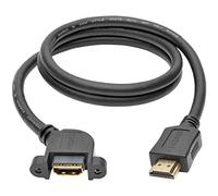 Tripp Lite P569-003-MF-APM Cable HDMI de Alta Velocidad con Soporte de Panel de Video y Audio Ethernet M/F 3'