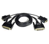 Tripp Lite P806-010-R - Cable de Serie (Negro, 3,04 m, DB9F-25F, DB9F-25F)