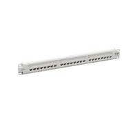 Tripp Lite Panel de conexión serie de 24 puertos 1U para montaje en rack, Ethernet Cat6 RJ45, cumple con 4PPoE / 4 PoE++, 110/Krone, terminación 568A/B, cumple con TAA, blanco, garantía del fabricante