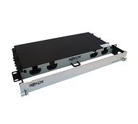 Tripp Lite Panel de Fibra precargado, 10 Metros, Montaje en Rack 1U, 4x12F MTP/MPO-APC 4xLC F/M OS2 Fibra monomodo (N48S-4M8L4-10)