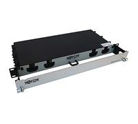 Tripp Lite Panel de Fibra precargado, 20 Metros, 1U Montaje en Rack 2x24F MTP/MPO-AC 12xLC F/M OS2 Fibra monomodo (N48S-2M24L12-20)