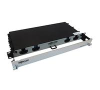 Tripp Lite Panel de Fibra precargado, 20 Metros, Montaje en Rack 1U, 2 Cables LC/LC 24F, Cables de Fibra multimodo OM4 (N48M-2L24L-10)