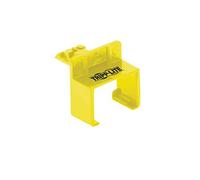 Tripp Lite Placa de Pared de Inserto de Bloqueo RJ45 Universal Amarillo 10 PK (N2LPLUG-010-YW)