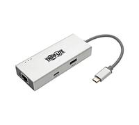 Tripp Lite Portable HDMI, USB-A, USB-C, GbE Silver
