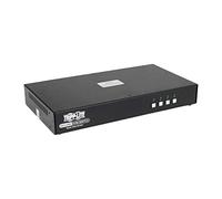 Tripp Lite Secure KVM Switch 4-Port HDMI/DP NIAP PP3.0 Certified w/CAC - 4 Computer(s) - 1 Local User(s) - 3840 x 2160-11 x USB - 1 x HDMI - 4 x DisplayPort - Compatible con TAA