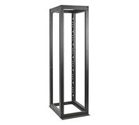 Tripp Lite SmartRack (48U) Heavy Duty 4-Post Open Frame Rack (Negro) para Equipos de Rack de Red Segura