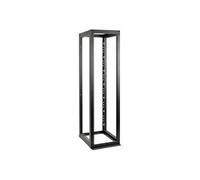 Tripp Lite SmartRack (52U) Heavy Duty 4-Post Open Frame Rack (Negro) para Equipos de Rack de Red Segura