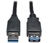 TRIPP LITE U324-003-BK Cable USB de 0,91 m 3.0 (3.1 Gen 1) USB A 2 x USB A Negro - Cables USB (0,91 m, USB A, 2 x USB A, 3.0 (3.1 Gen 1), 5000 Mbit/s, Negro)