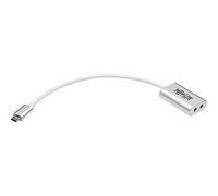 Tripp Lite U437-002 Adaptador de Cable USB Type-C 2X 3.5mm Plata
