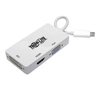 Tripp Lite u444-06N-hdv4K USB-C HDMI/DVI/VGA White Cable Interface/Gender Adapter - Cable Interface/Gender Adapters (USB-C, HDMI/DVI/VGA, 0,15 m, White)