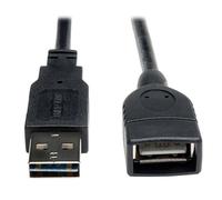 Tripp Lite UR024-001 - Cable Universal Reversible de Alta Velocidad USB 2.0, Color Negro