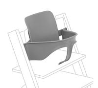 Tripp Trapp Baby Set 2 de Stokke, Gris Tormenta - Ideal para bebés de 6 a 36 meses - Convierte la silla Tripp Trapp (fabricadas después de mayo 2003) en una cómoda trona