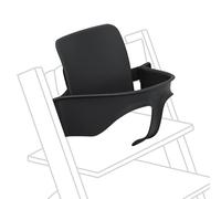 Tripp Trapp Baby Set 2 de Stokke, Negro - Ideal para bebés de 6 a 36 meses - Convierte la silla Tripp Trapp (fabricadas después de mayo 2003) en una cómoda trona