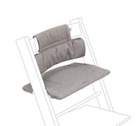 Tripp Trapp Cojín Clásico, Gris con Iconos - A Juego con la Silla Tripp Trapp y la Trona para Mayor Apoyo y Comodidad - Lavable a máquina - para Todo Tipo de Sillas Tripp Trapp