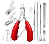 Tripper De Uñas Gruesas, Cortar Gruesos Fideos De Acero Inoxidable En Un Pie Inoxidable | Seniors Feet Nails Trimmer Equipo De Portátil Easy Grip Para Abuelo, Abuela