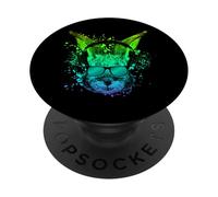 Trippy Bunny Producto DJ Ravers EDM Techno Conejo psicodélico PopSockets PopGrip Adhesivo