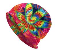 Trippy Pot LeafWeed Beanie Chemo Hat Cancer Headwear Sombreros de Punto Baggy Slouchy Bufanda Cap para Adultos Mujeres Hombres