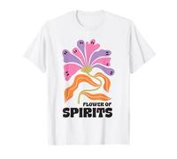 Trippy Retro Flower of Spirits - Camisa psicodélica, para Halloween Camiseta