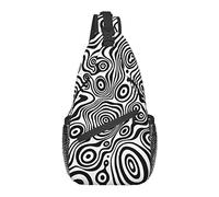 Trippy Sling Mochila Crossbody Chest Bag Daypack Mochilas de Hombro Bolsa de Gimnasio para Senderismo Viajes Casual Caminar al Aire Libre