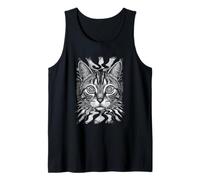 TRIPPY WEIRDCORE GOTH A Cat Gothic Grunge Alt Punk Weirdcore Camiseta sin Mangas