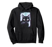 TRIPPY WEIRDCORE GOTH A Cat Gothic Grunge Alt Punk Weirdcore Sudadera con Capucha