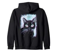 TRIPPY WEIRDCORE GOTH A Cat Gothic Grunge Alt Punk Weirdcore Sudadera con Capucha
