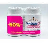 La Justicia Triptófano Plus Ashwagandha + Rhodiola Y Magnesio 60 Comp. Duplo -50% 2ª Unidades