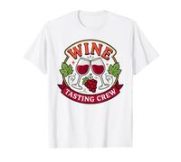 Tripulación de cata de vinos Tour por los viñedos Entusiasta Camiseta gráfica económica