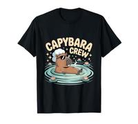 Tripulación relajada de Capibara en aguas termales - Divertido animal de spa Camiseta