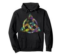Triquetra Nudo Celta de la Santísima Trinidad Sudadera con Capucha