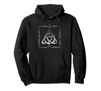 Triquetra, nudo vikingo, runas nórdicas, símbolo norse Sudadera con Capucha