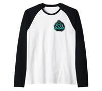 Triquetra, símbolo vikingo, nórdico, nudo celta Camiseta Manga Raglan
