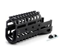 TRIROCK 6.5 Inch Black Two-Pieces Design Drop-in Style Universal AK M-LOK Handguard Fits Both RU & US AK47
